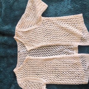 Cropped cardigan, size medium